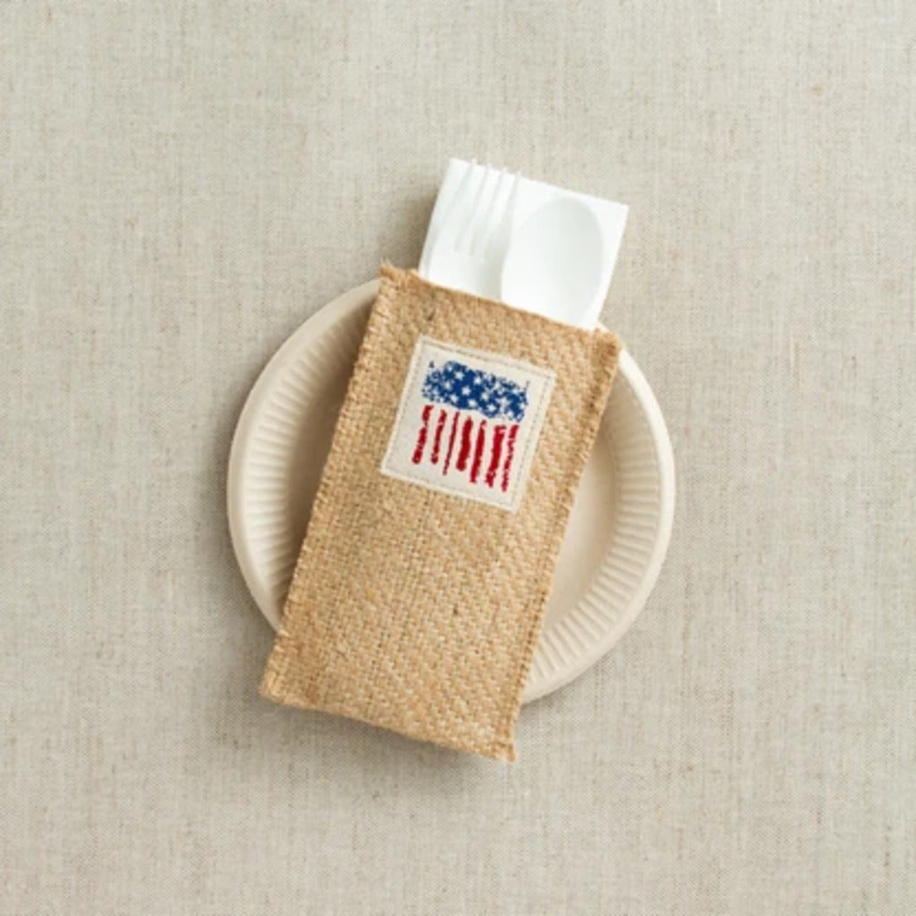 Fourth of July Cutlery Pouch, Set/8
