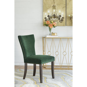 Armless Dining Chair- Emerald