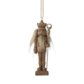 6" Faux Woodgrain Nutcracker Ornament