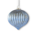 8.5" Blue Mercury Glass Ornament