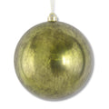 8" Green Mercury Glass Round Ornament