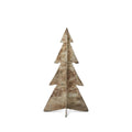 18" Gold Burnt Metal Christmas Tree