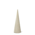 18" Gold Stripe & Pearl Christmas Tree
