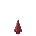 9" Red Mercury Glass Tree
