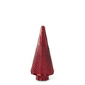 15" Red Mercury Glass Tree