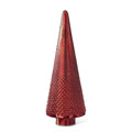 19.75" Red Mercury Glass Tree