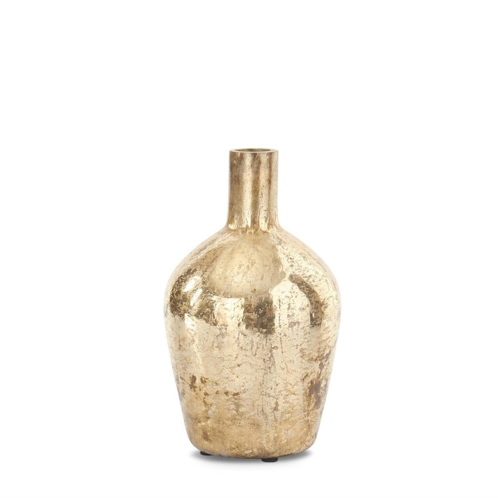 10" Copper Matte Bottle Vase