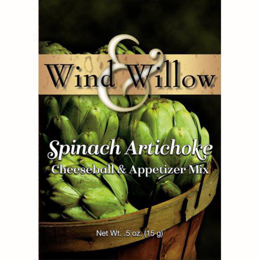 Wind & Willow Cheeseball Mix, Spinach Artichoke
