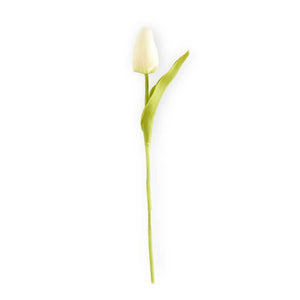 10.5" Real Touch Mini Tulip Stem- White