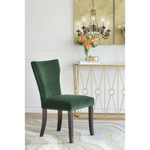 Armless Dining Chair- Emerald